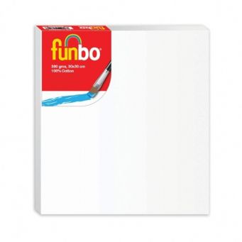 Funbo Stretched Canvas 380 Gms 30X30 Cm