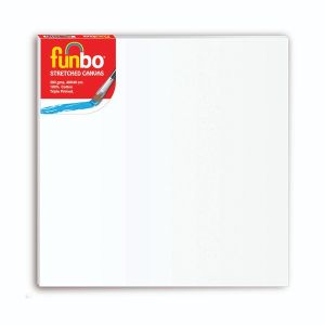 Funbo Stretched Canvas 380 Gms 40X40 Cm
