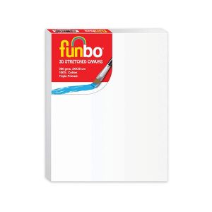 Funbo Stretched 3D Canvas 380 Gms 24X30 Cm