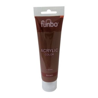 Funbo Acrylic Tube 100ml 82 Brown