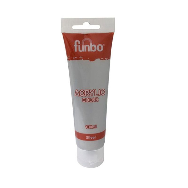 Funbo Acrylic Tube 100ml 142 Silver