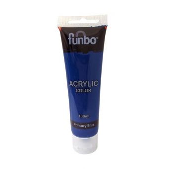 Funbo Acrylic Tube 100ml 450 Primary Blue