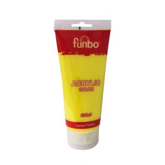 Funbo Acrylic Tube 200ml 21 Lemon Yellow