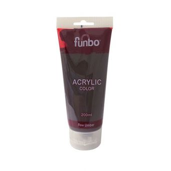 Funbo Acrylic Tube 200ml 85 Raw Umber