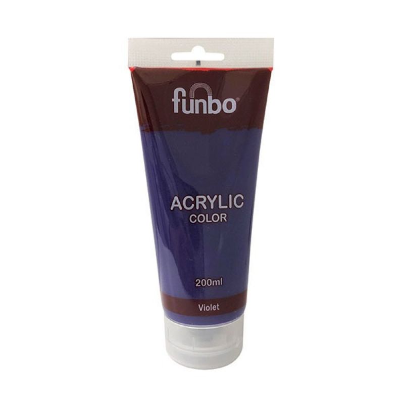 Funbo Acrylic Tube 200ml 91 Violet