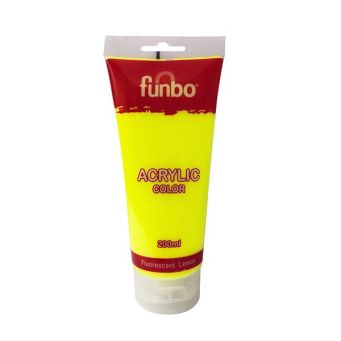 Funbo Acrylic Tube 200ml 148 Fluorscent Lemon