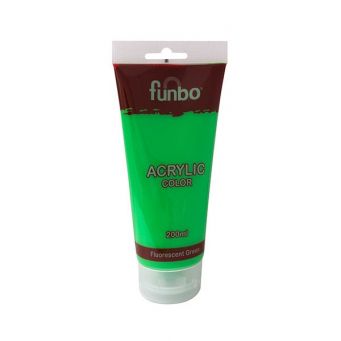 Funbo Acrylic Tube 200ml 207 Fluorscent Green