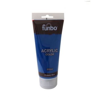 Funbo Acrylic Tube 200ml 450 Primary Blue