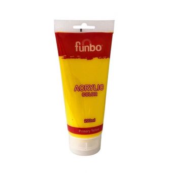 Funbo Acrylic Tube 200ml 560 Primary Yellow