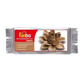Funbo Air Hardening Clay 500 Gms Terracota