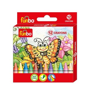 Funbo Crayons Pack Of 12 Colors