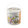 Colourful Wooden Block Set (100 Blocks)