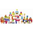 Colourful Wooden Block Set (100 Blocks)