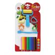 Funbo Modelling Clay 100g 12 Colors+4 Moulds + 1Roller + 1Tool