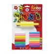 Funbo Modelling Clay 200g 16 Colors+4 Moulds+1Roller