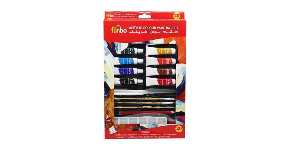 Shop Best Acrylic Painting Set | Funbo | Sandhai | sandhai.ae