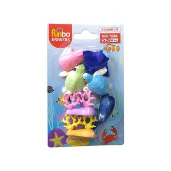 Funbo 3D Eraser In Blister Pack-Aquairum