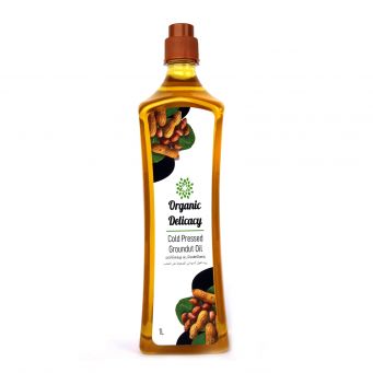 Organic Delicacy Cold Pressed Ground Nut Oil 1 L