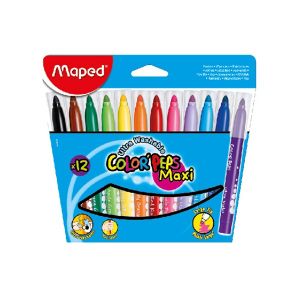 Maped Color Peps Felt Maxi 12Col Box