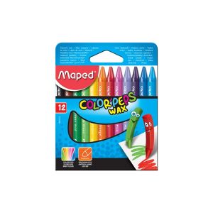 Maped Color Peps Wax Crayons 12 Colors