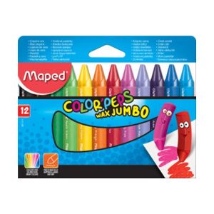 Maped Color Peps Wax Crayons Maxi 12