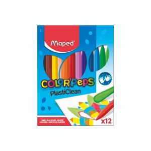 Maped Color Peps Plastic Crayons 12Colors