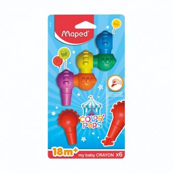 Maped Early Age Baby Crayons Bls 6colors