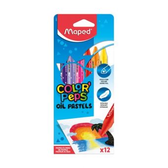 Maped Color Peps Oil Pastels 12 Color