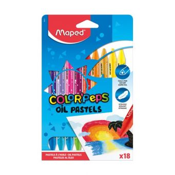 Maped Color Peps Oil Pastels 18 Color