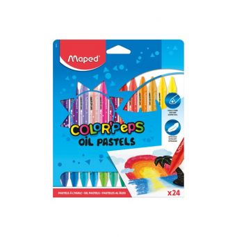 Maped Color Peps Oil Pastels 24 Color
