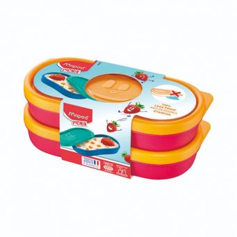 Maped Picknik Concept Snack Box Pink 2pcs