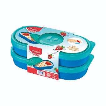 Maped Picknik Concept Snack Box Blue 2pcs