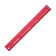 Magnetoplan Transotype Aluminium Cutting Ruler 30cm