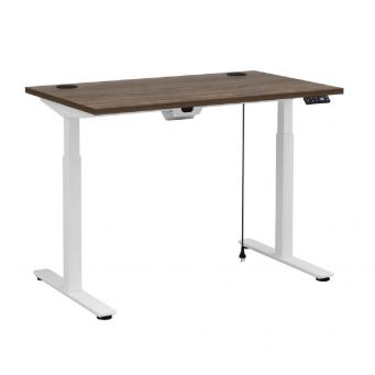 Fellowes Monitor Levado Height Adjustable Desk Walnut (Base + Top) 1400 X 800 X 25
