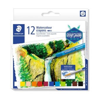 Staedtler Watercolour Crayons Set 12col