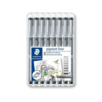 Staedtler Pigment Liner 308 St=8col