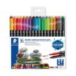 Staedtler Double-End Permanent Fibre Tip St 36col