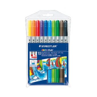 Staedtler Fibre Tip Pens With 2 Tips