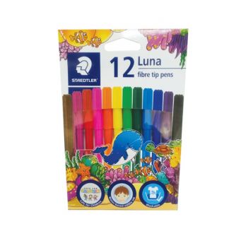 Staedtler Luna Fibre-Tipped Pen 12col