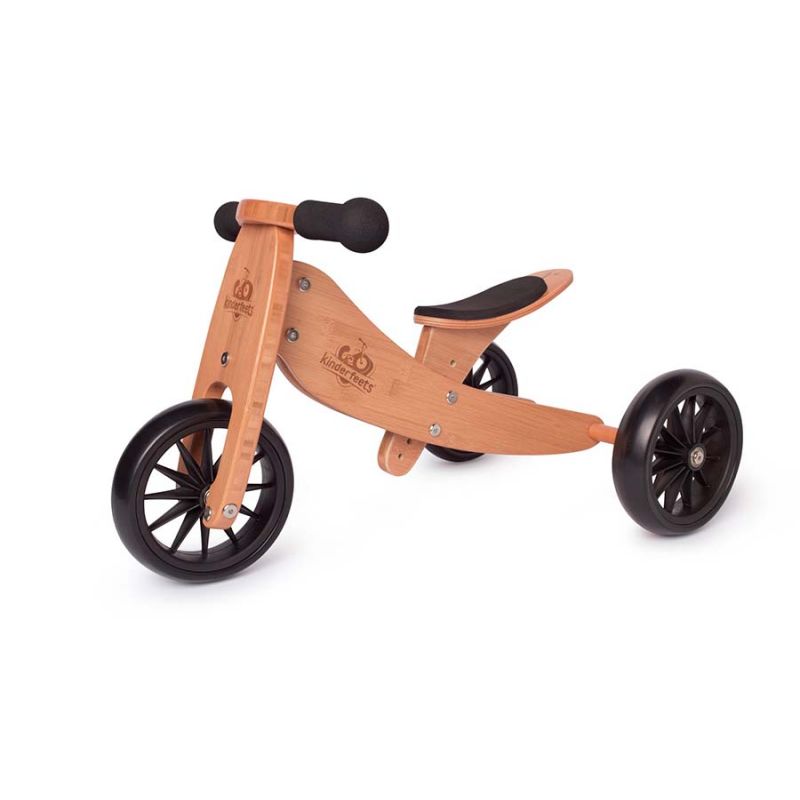 2-In-1 Tiny Tot Tricycle & Balance Bike - Bamboo