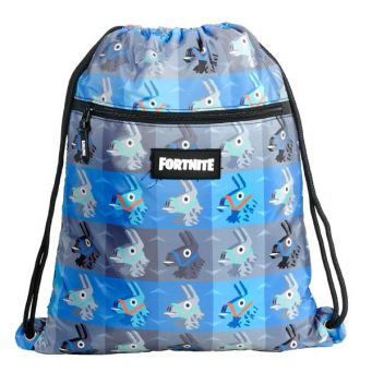 Fortnite String Bag - Blue Black