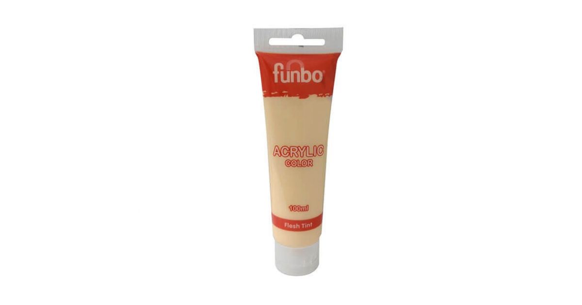 Funbo Acrylic Paint 100ml - Flesh Tint | sandhai.ae