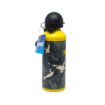 Fortnite Metal Waterbottle with Strap - Yellow