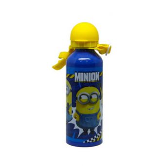 Minion The Rise of Guru Metal Waterbottle with Strap