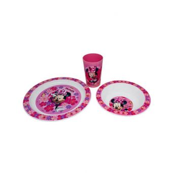 Minnie Mouse 3Pcs Kids Mico Set with CUP