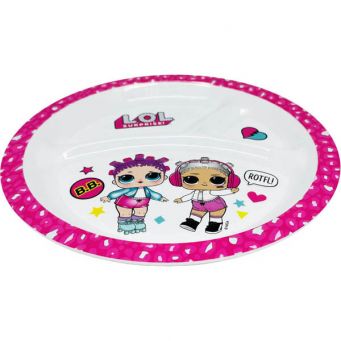 LOL Surprise! Kids Mico Plate - Pink White