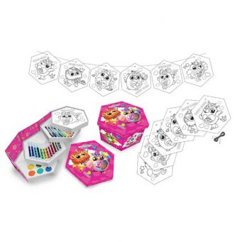 Rainbocorns Art Set with Colroing decoration