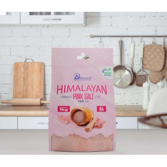 Arisaco - Himalayan Pink Salt Fine Grain 1kg in Pouch