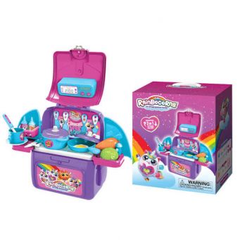 Rainbocorns Kitchen Backpack Play Set