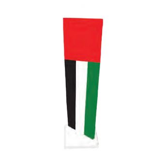 UAE Flag Momento 14X40 cm -12 pcs